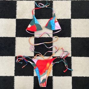 Abstract Tie Bikini